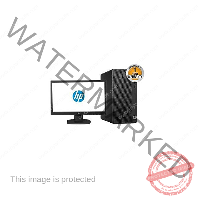 1-2-5 HP 290 G1 - 18.5" - Intel Duo Core - 500GB HDD - 4GB RAM - Free DOS - Black - Image 1