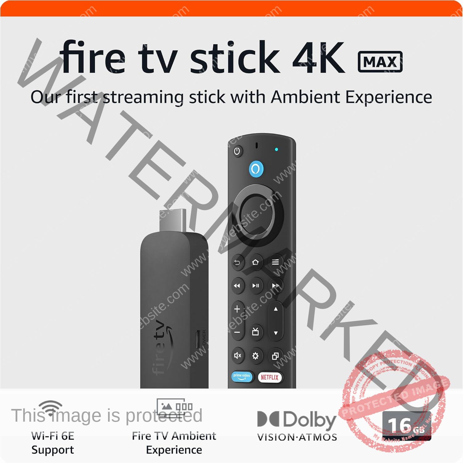 Amazon-FireTV-Max-01 Amazon Fire TV Stick 4K Max Streaming Media Player (16GB, 2nd Gen) - Image 1