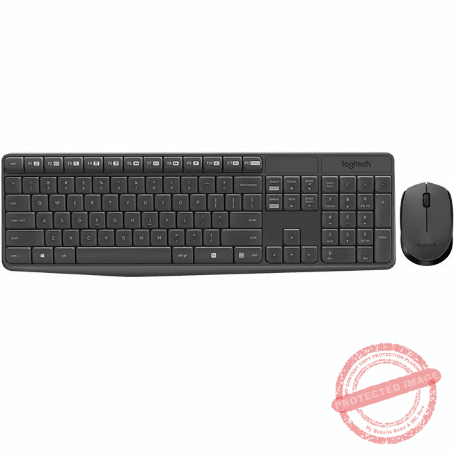 Logitech Wireless Keyboard and Mouse Combo MK235 - Yellow Apple ...